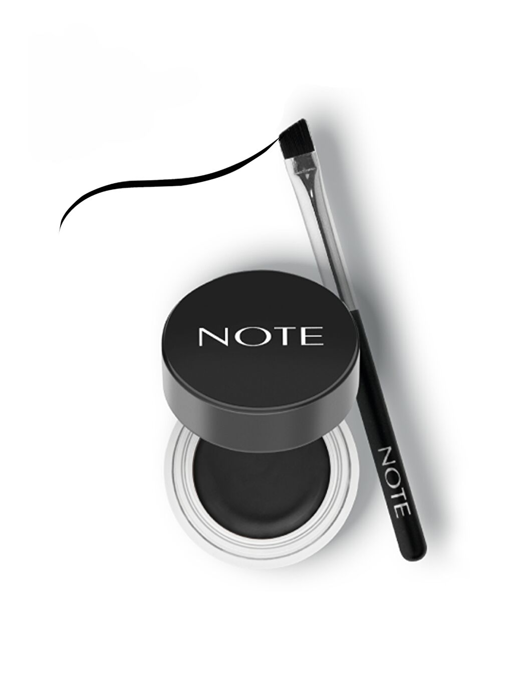 Note Cosmetique Note Gel Liner Mat Bitişli Kalıcı Jel Eyeliner - Siyah - 1