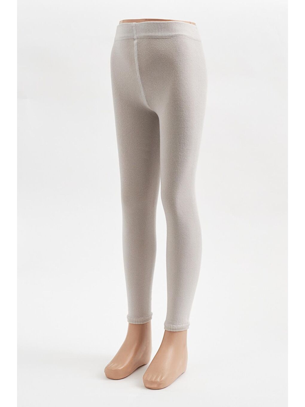 Çocuk Pamuklu Tayt Bej