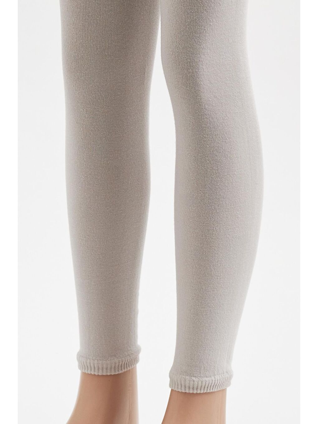 Çocuk Pamuklu Tayt Bej-1