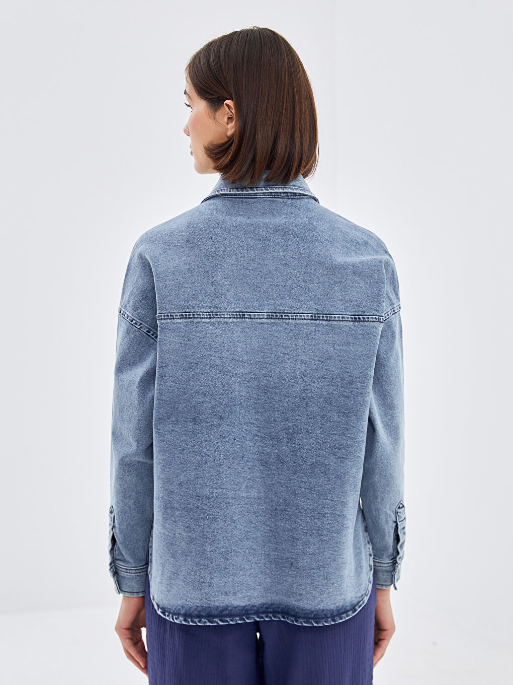 Denim Ceket İndigo-2