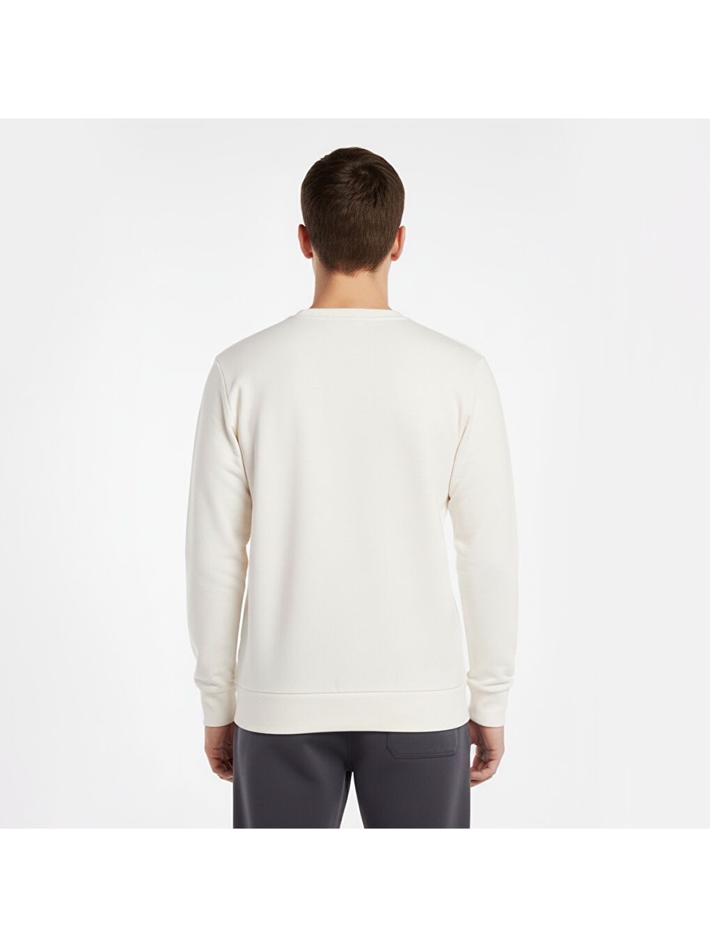 Jungle Erkek Beyaz Sweatshirt-1