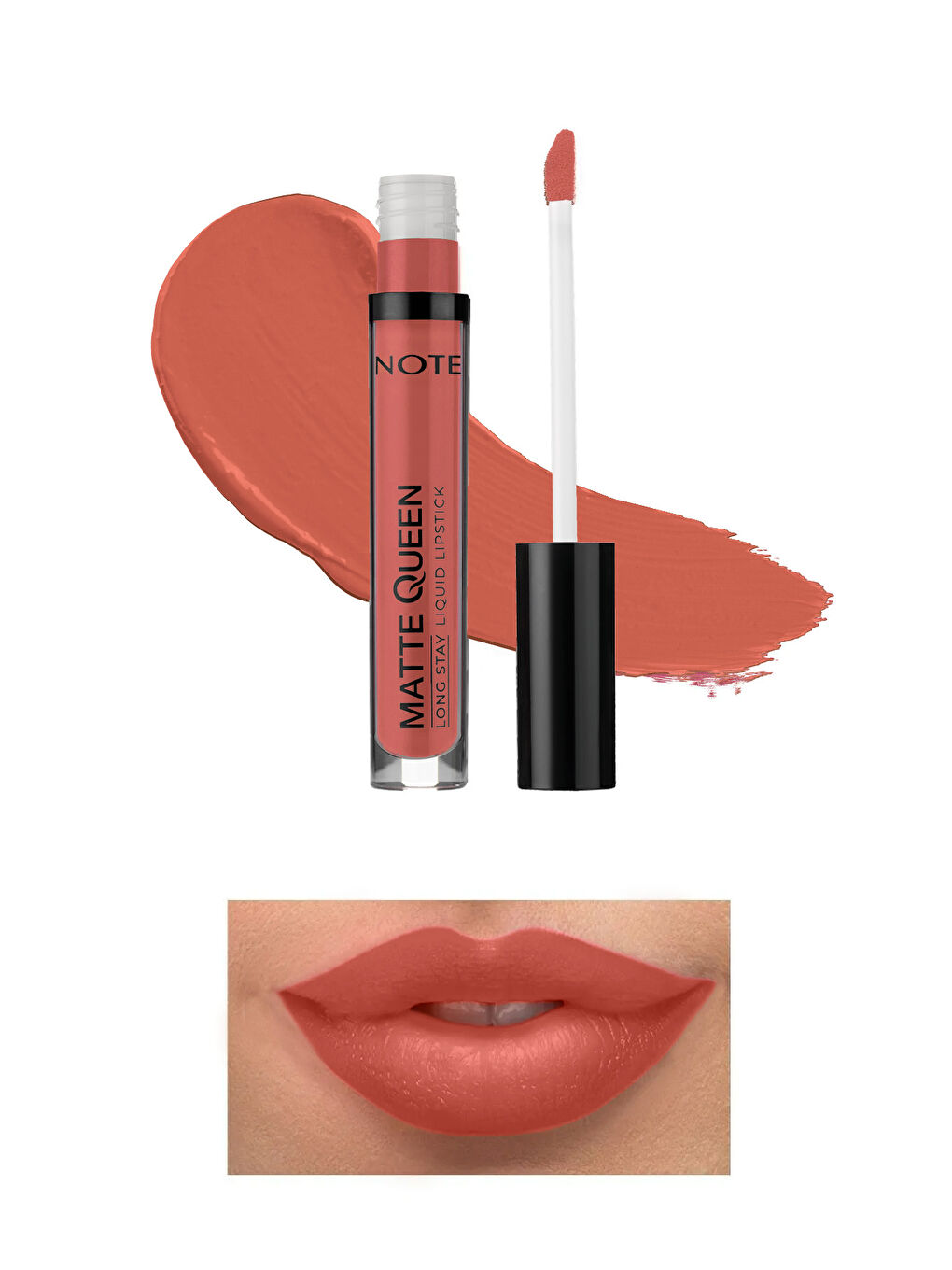 Note Cosmetique Nude Note Matte Queen Lipstick 24 Ravishing Rose Kalıcı Likit Ruj - Nude - 1