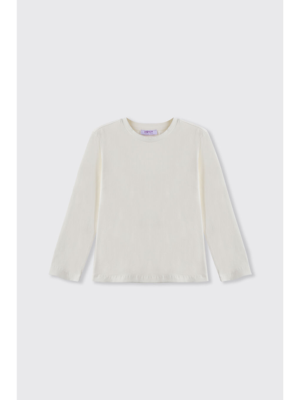 Beyaz Kız Çocuk Uzun Kollu T-Shırt-9