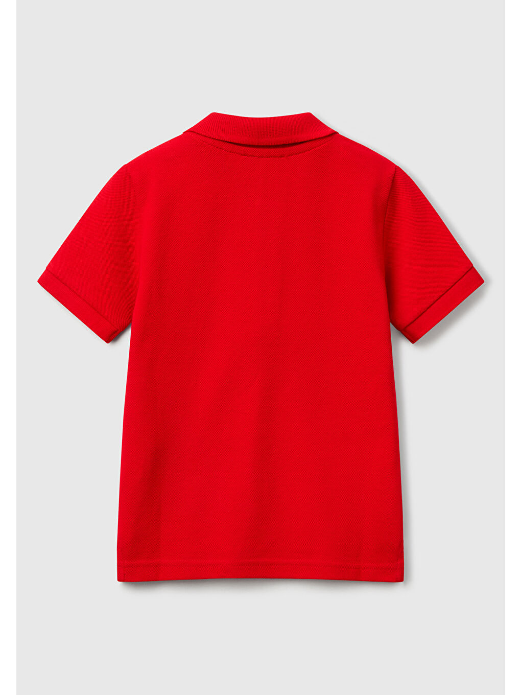 Erkek Çocuk Kırmızı Logolu Polo Tişört-1