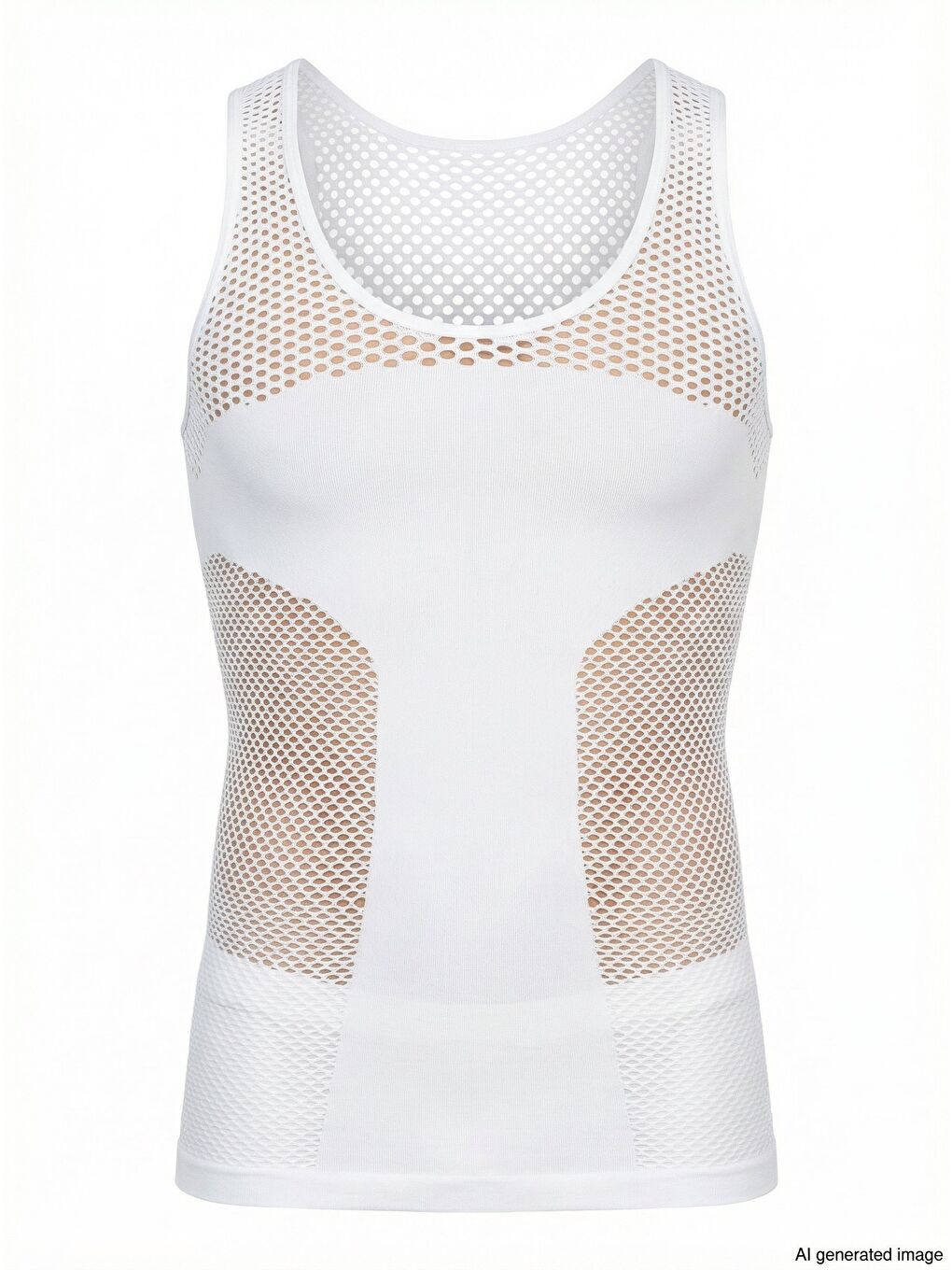 C11006 Erkek Atlet Korse Beyaz