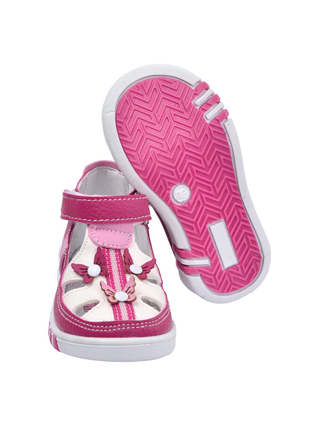 Fuşya Kız Çocuk İlk Adım Ayakkabı Şb 2217-22-3
