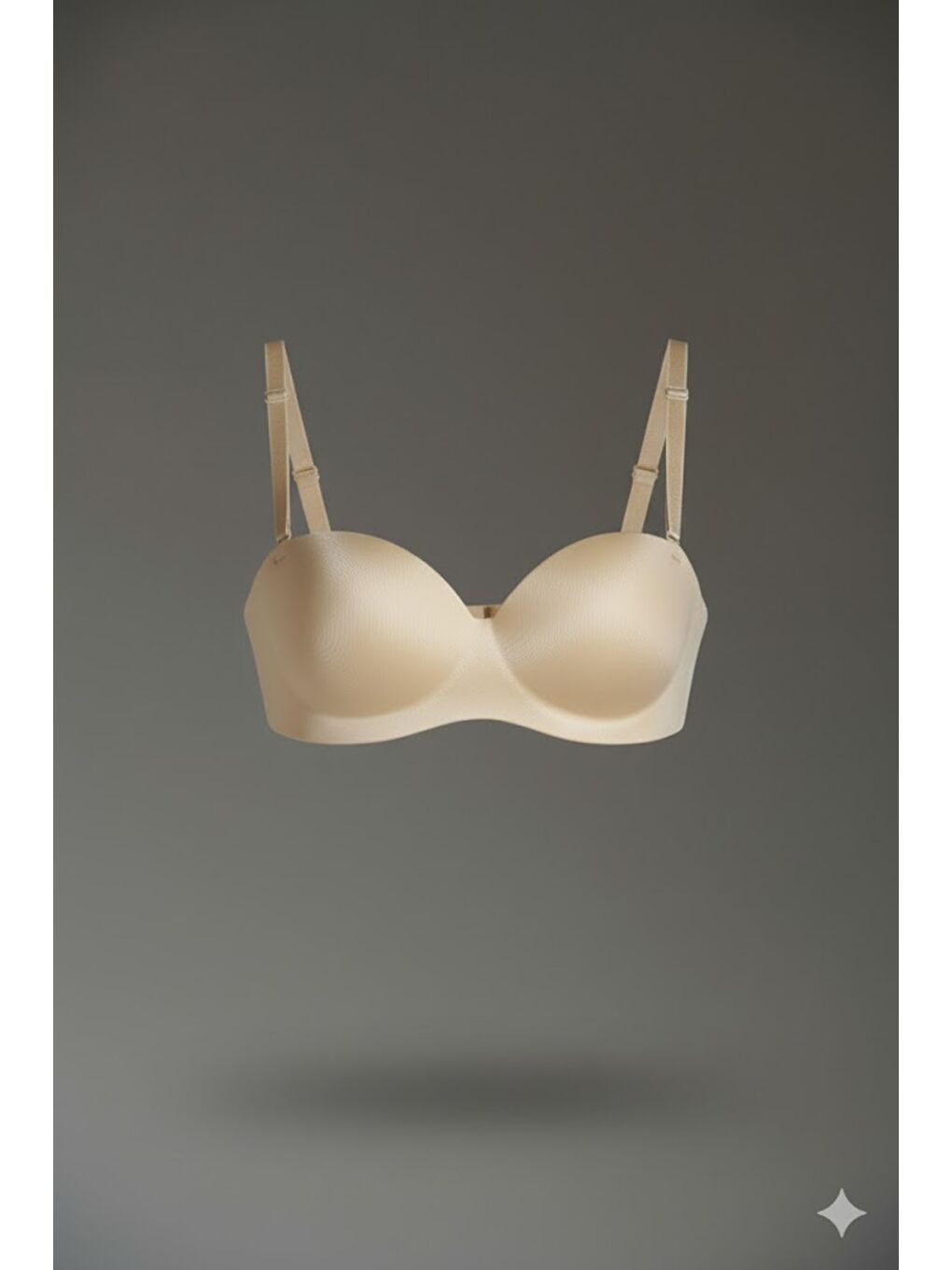 Bej Destekli Lazer Soft Kap  Straplez C16055 Ten