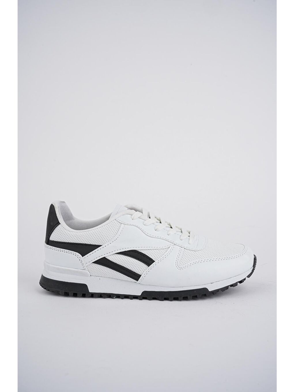 Muggo Beyaz Blake Unisex Ortopedik Günlük  Yürüyüş Koşu Sneaker Spor Ayakkabı - 5