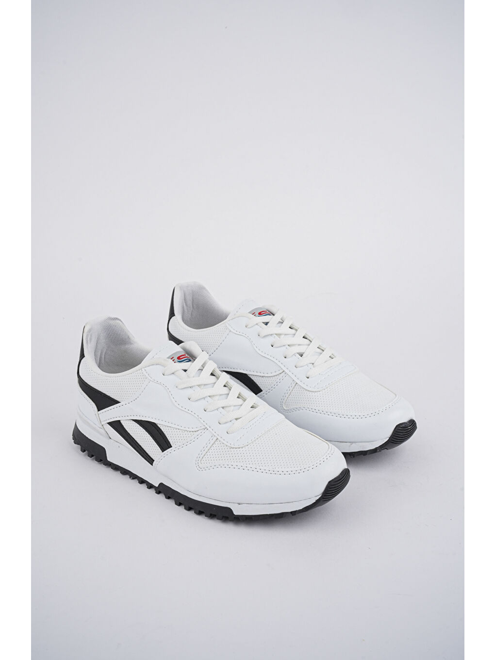 Muggo Beyaz Blake Unisex Ortopedik Günlük  Yürüyüş Koşu Sneaker Spor Ayakkabı - 6