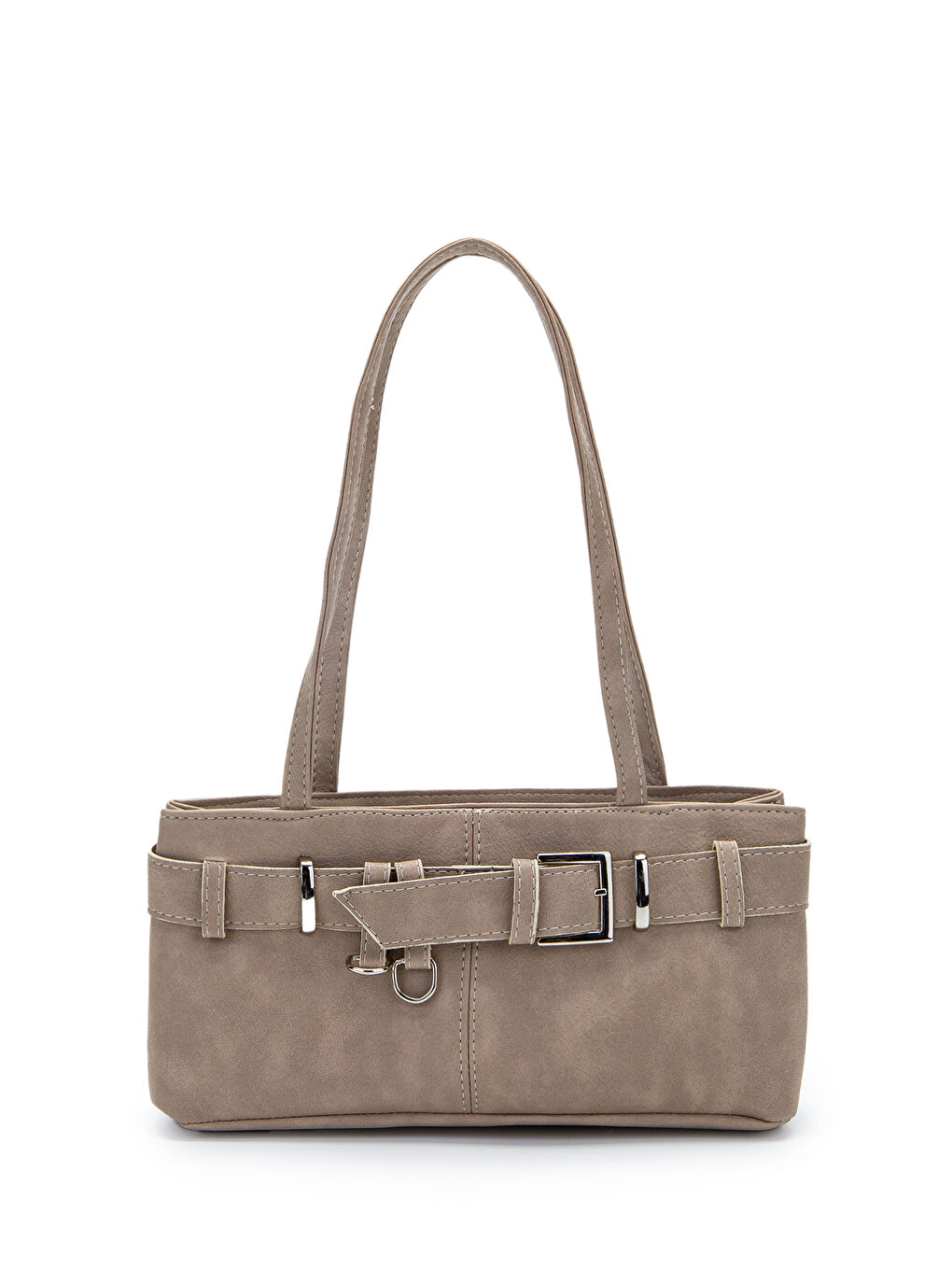 Kemer Detaylı Kadın Kol Çanta Birdy Bej