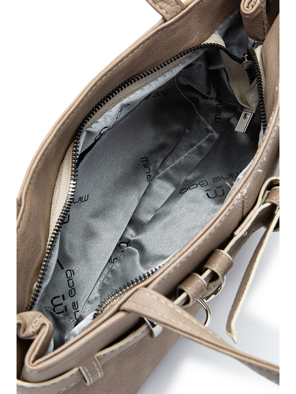 Kemer Detaylı Kadın Kol Çanta Birdy Bej-3