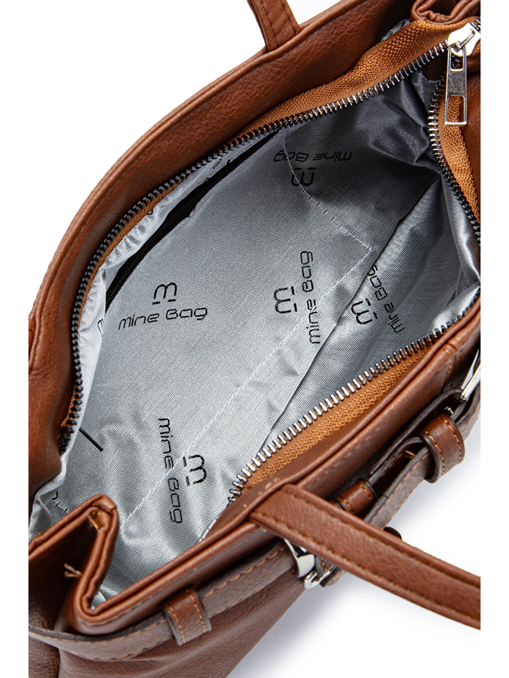 Kahverengi Kemer Detaylı Kadın Kol Çanta Birdy Taba-3