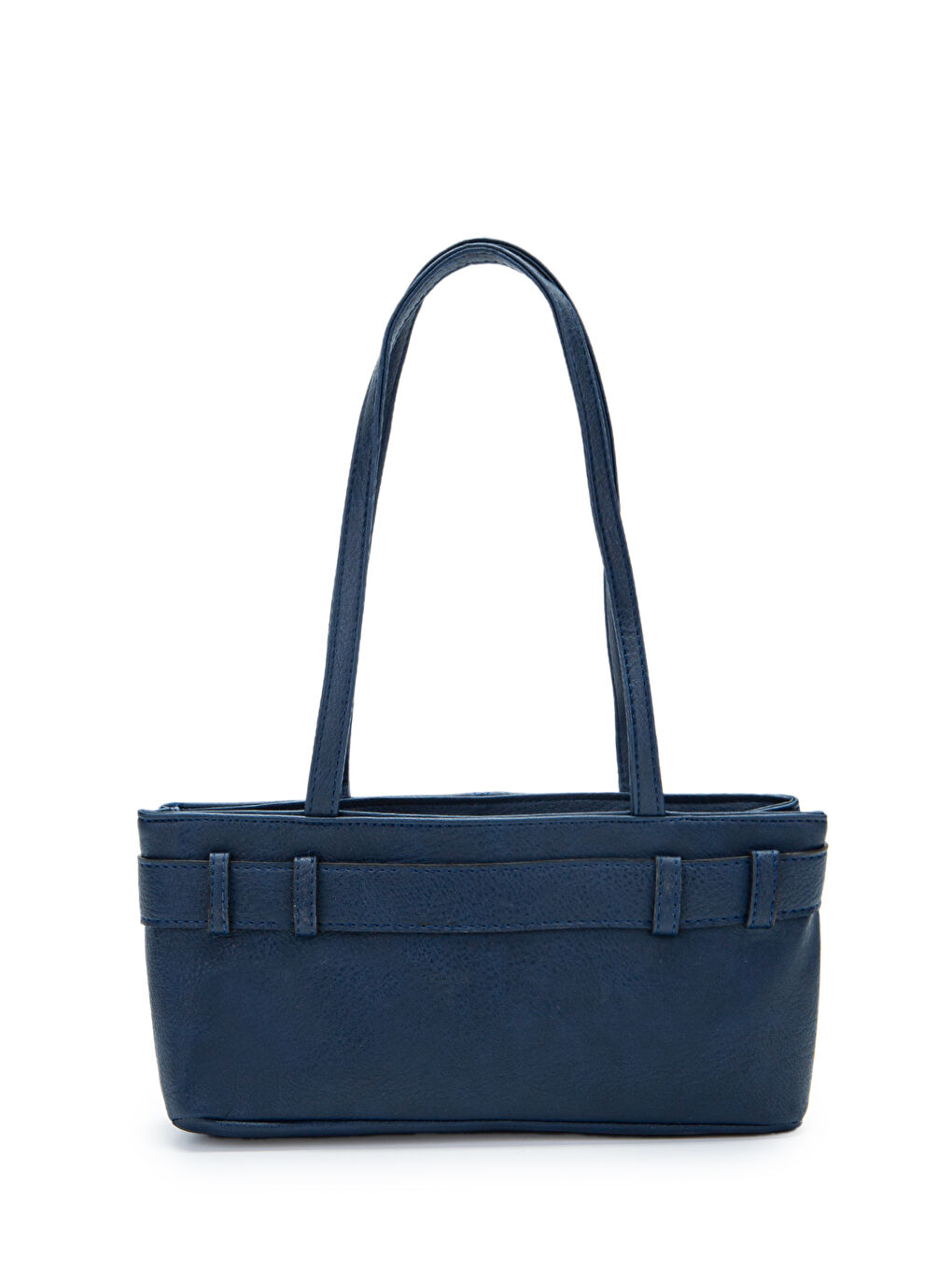 Kemer Detaylı Kadın Kol Çanta Birdy Lacivert-1