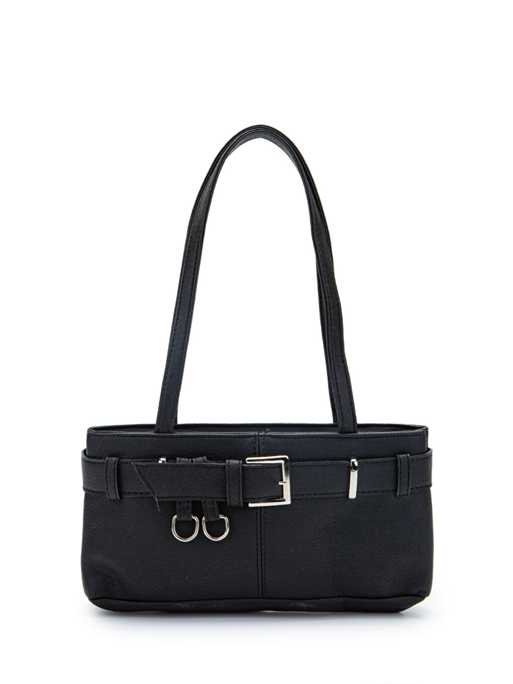 Kemer Detaylı Kadın Kol Çanta Birdy Siyah