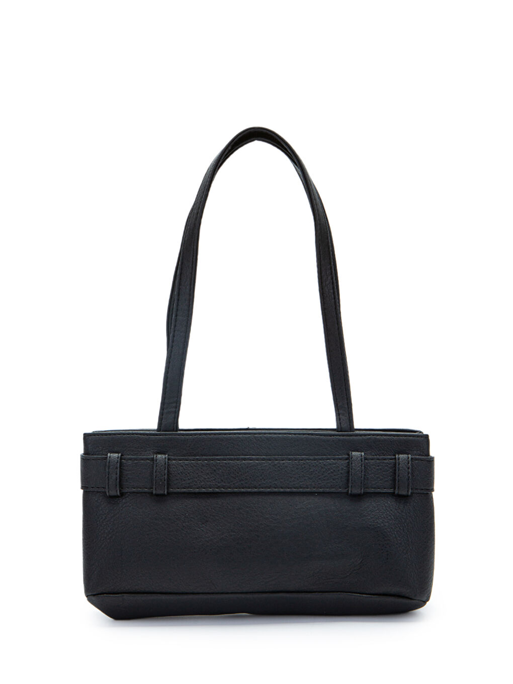 Kemer Detaylı Kadın Kol Çanta Birdy Siyah-1