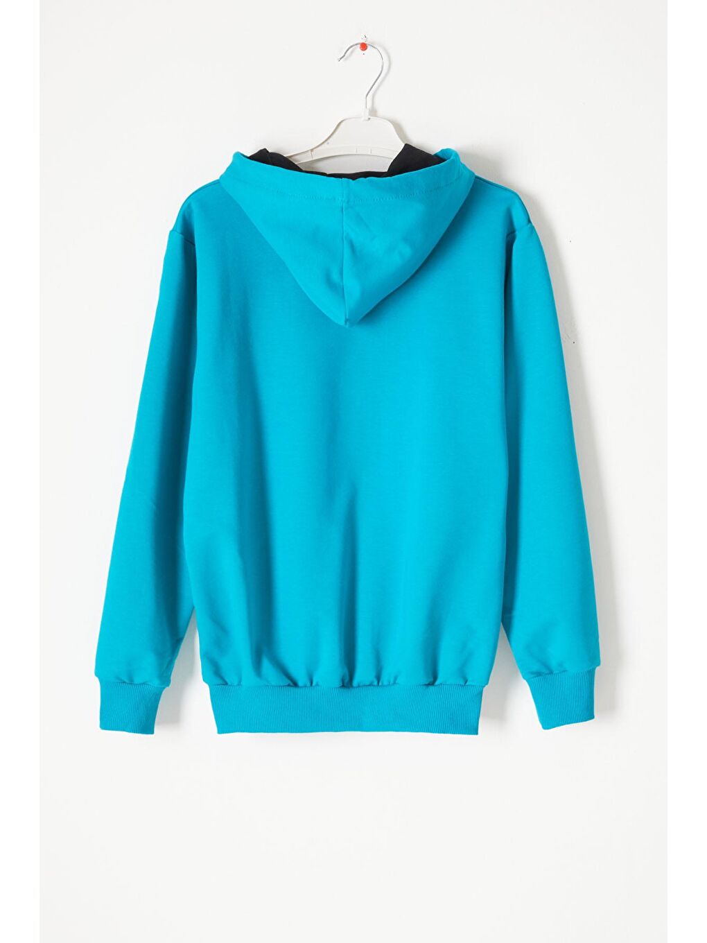 Cansın Mini Turkuaz Kanguru Cepli Kapüşonlu Unisex Çocuk Sweatshirt 16785 - 3