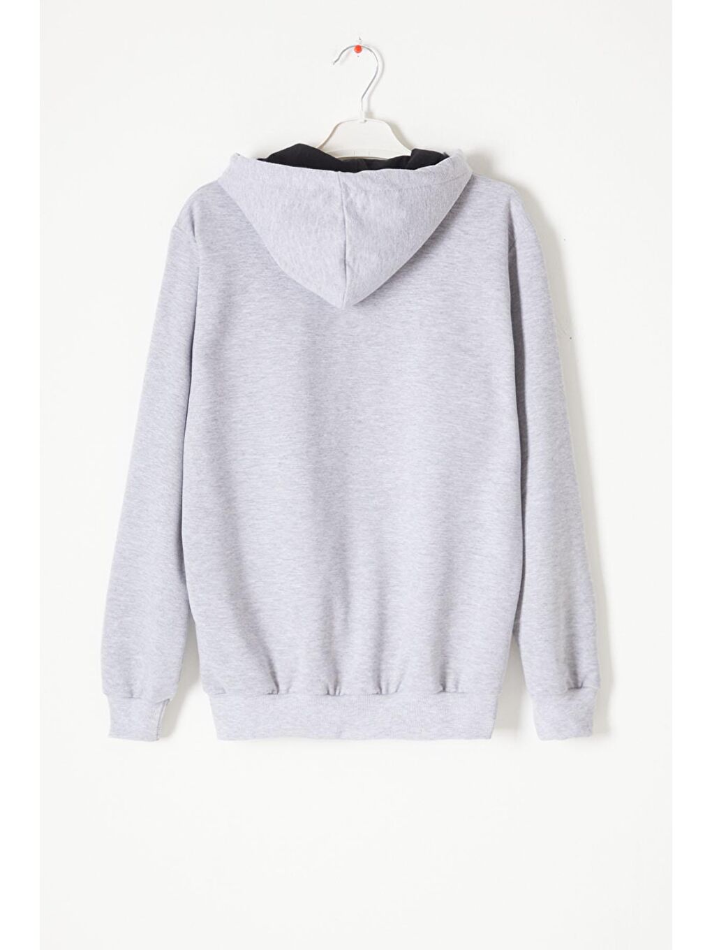 Cansın Mini Gri Kanguru Cepli Kapüşonlu Unisex Çocuk Sweatshirt 16782 - 3