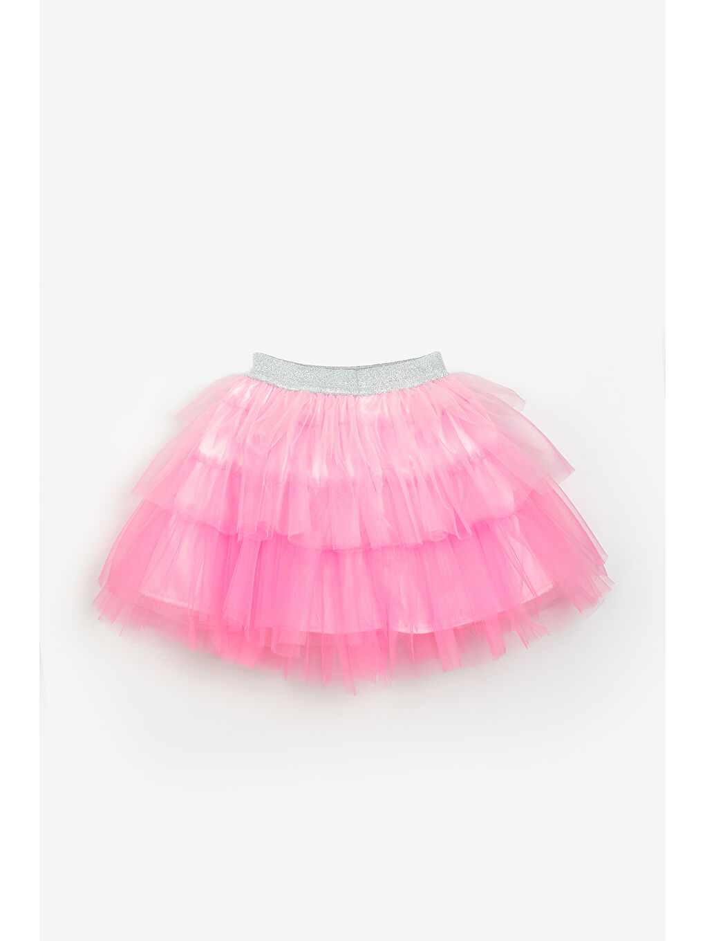 Lila Katlı Tüllü Kız Çocuk Etek - Almira-5