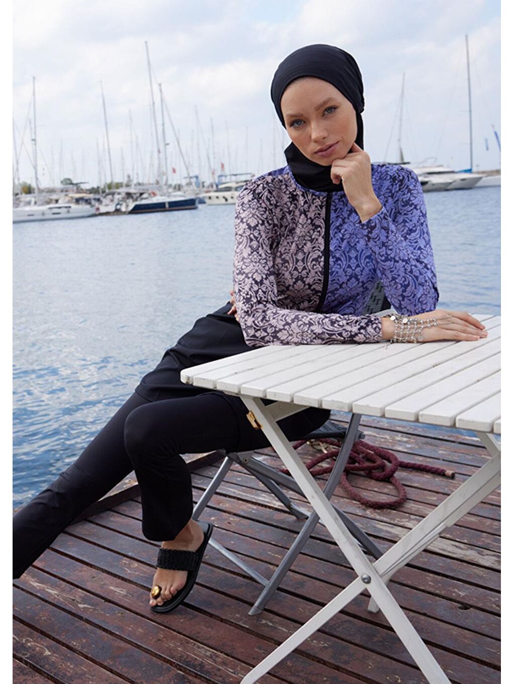 Karışık Üç Renk Desenli Paraşüt Mayo Takımı-2