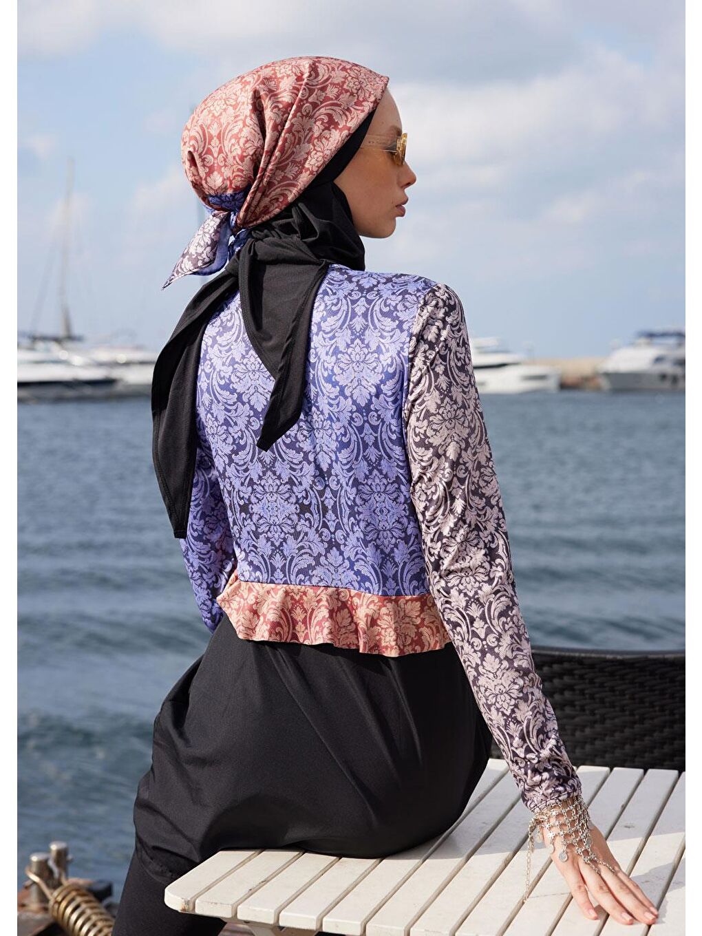 Karışık Üç Renk Desenli Paraşüt Mayo Takımı-4