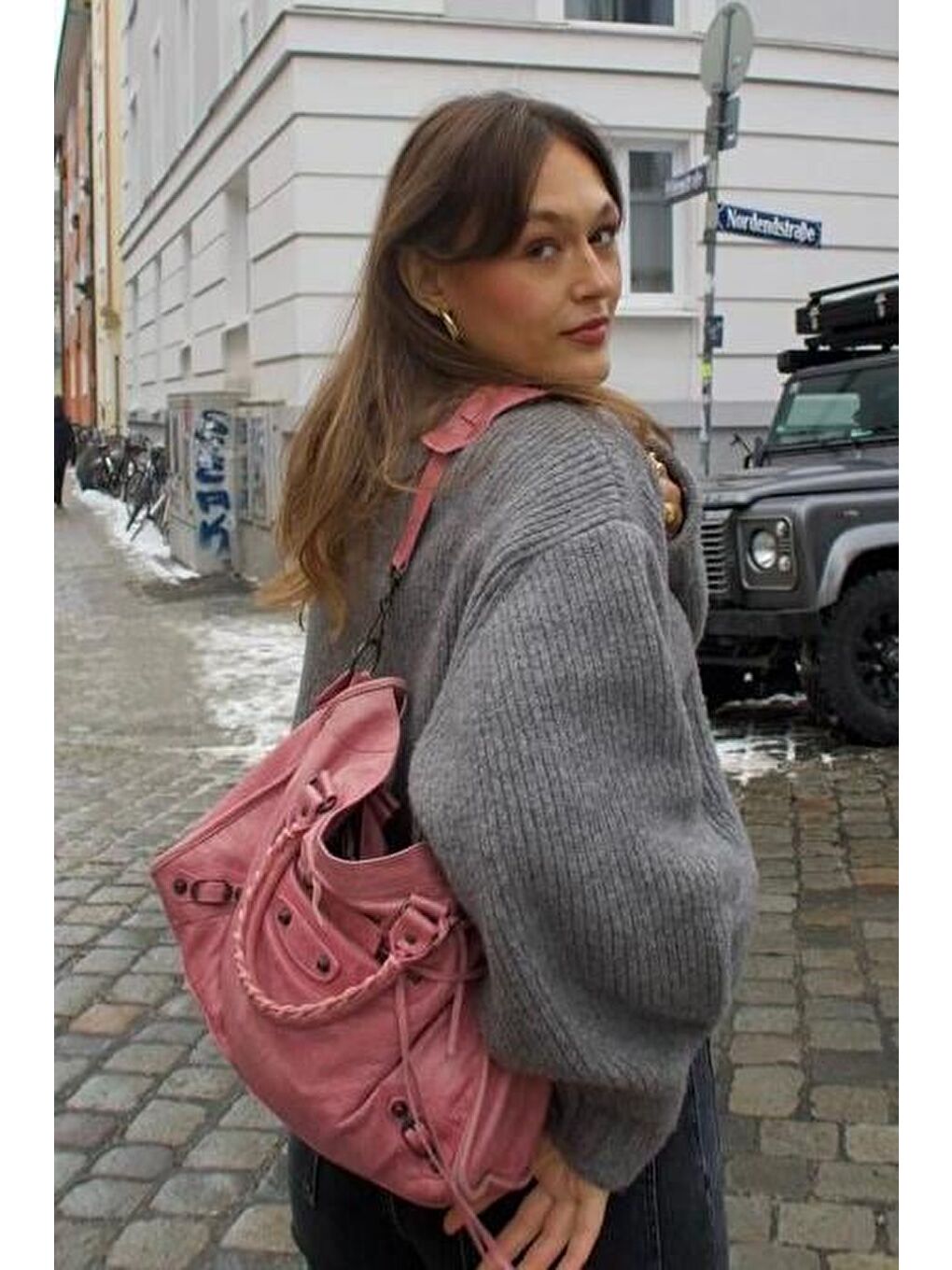 Gri Fermuarlı Uzun Kollu Triko Hırka Mg2061-3