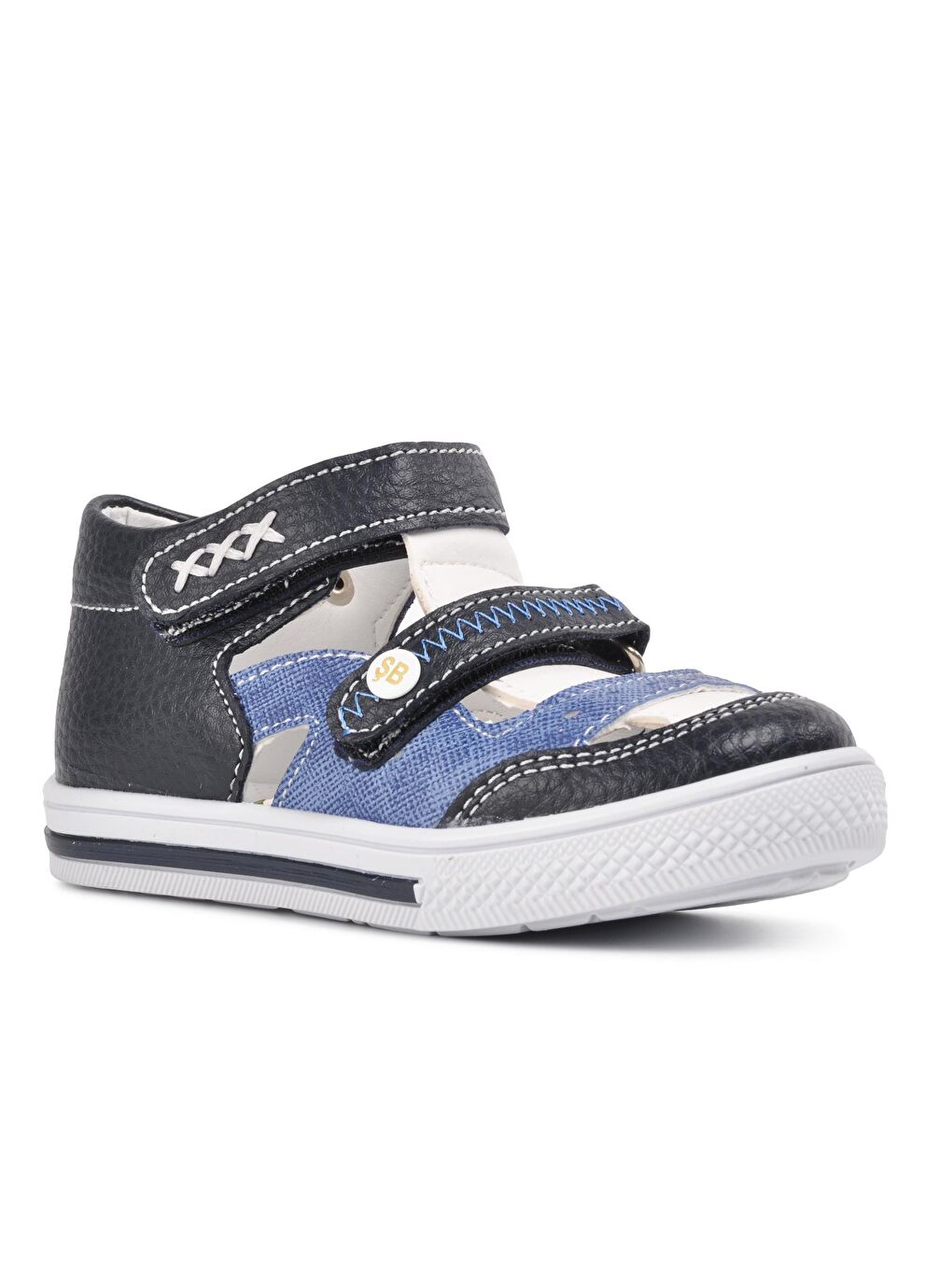 009 Lacivert-Beyaz Erkek Çocuk Ayakkabı-2