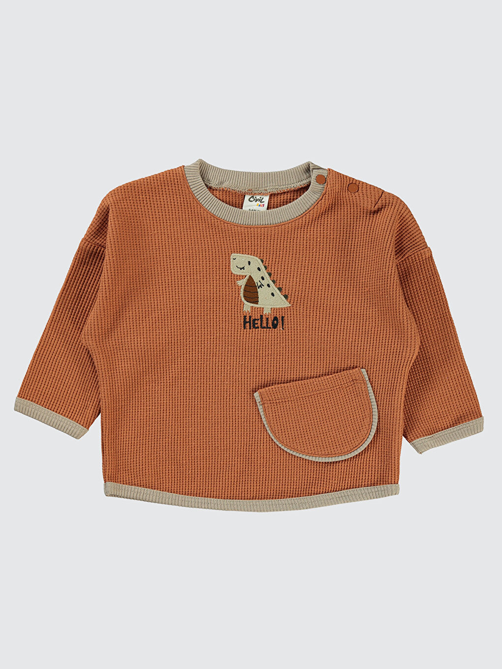 Turuncu Baby Erkek Bebek Sweatshirt 6-18 Ay Bakır