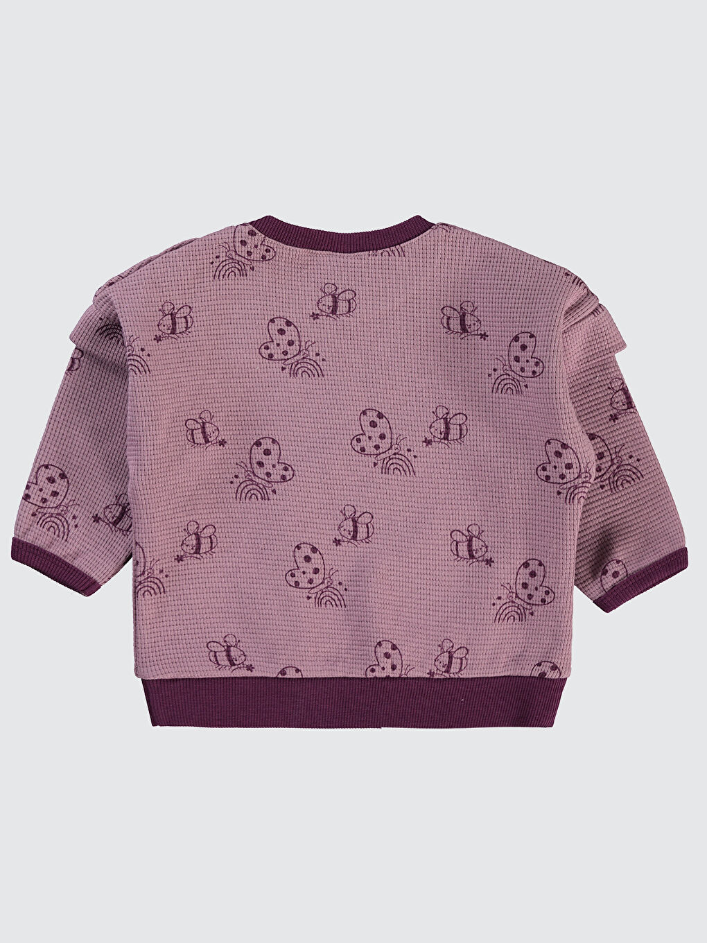 Civil aby Kız Bebek Sweatshirt 6-18 Ay Leylak Lila - 1