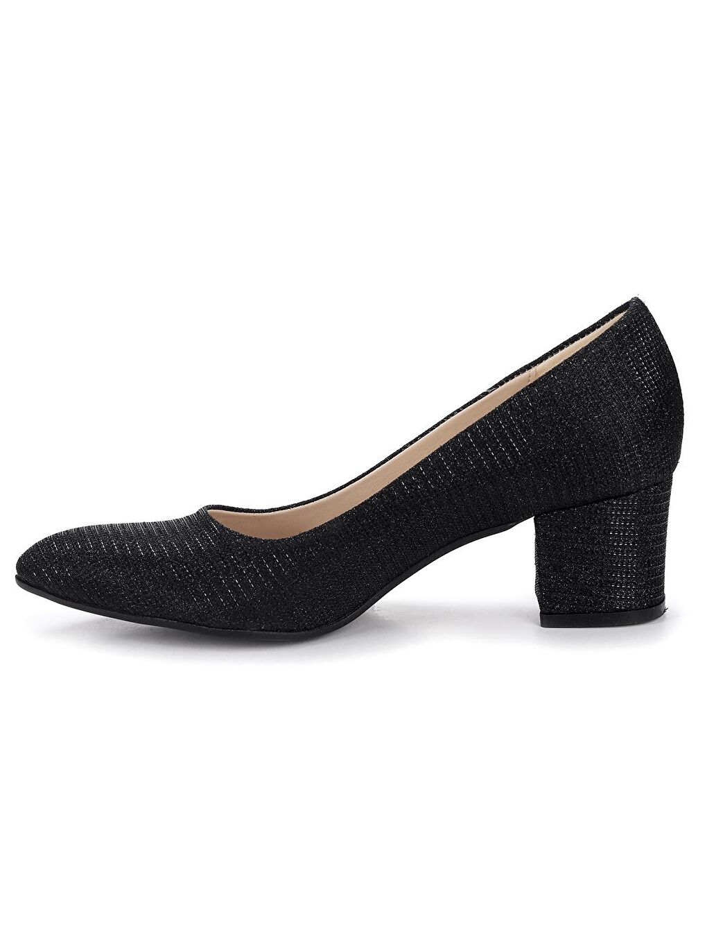 Siyah Çupra 5 Cm Topuklu Kadın Ayakkabı 1990-2023-4
