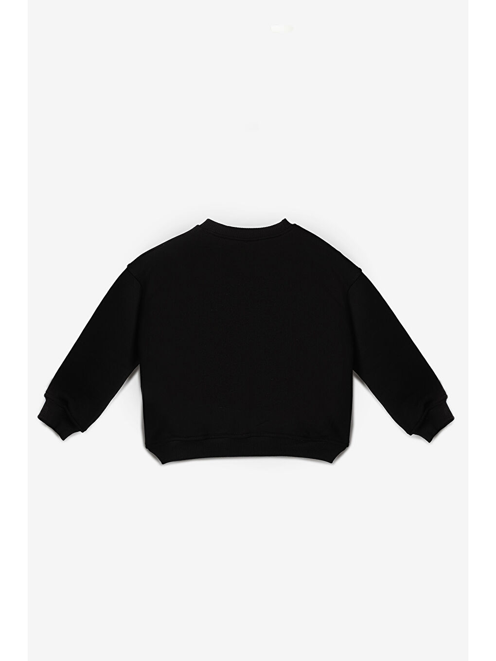 Ekru Fiyonk Detaylı Kız Çocuk Sweatshirt-1