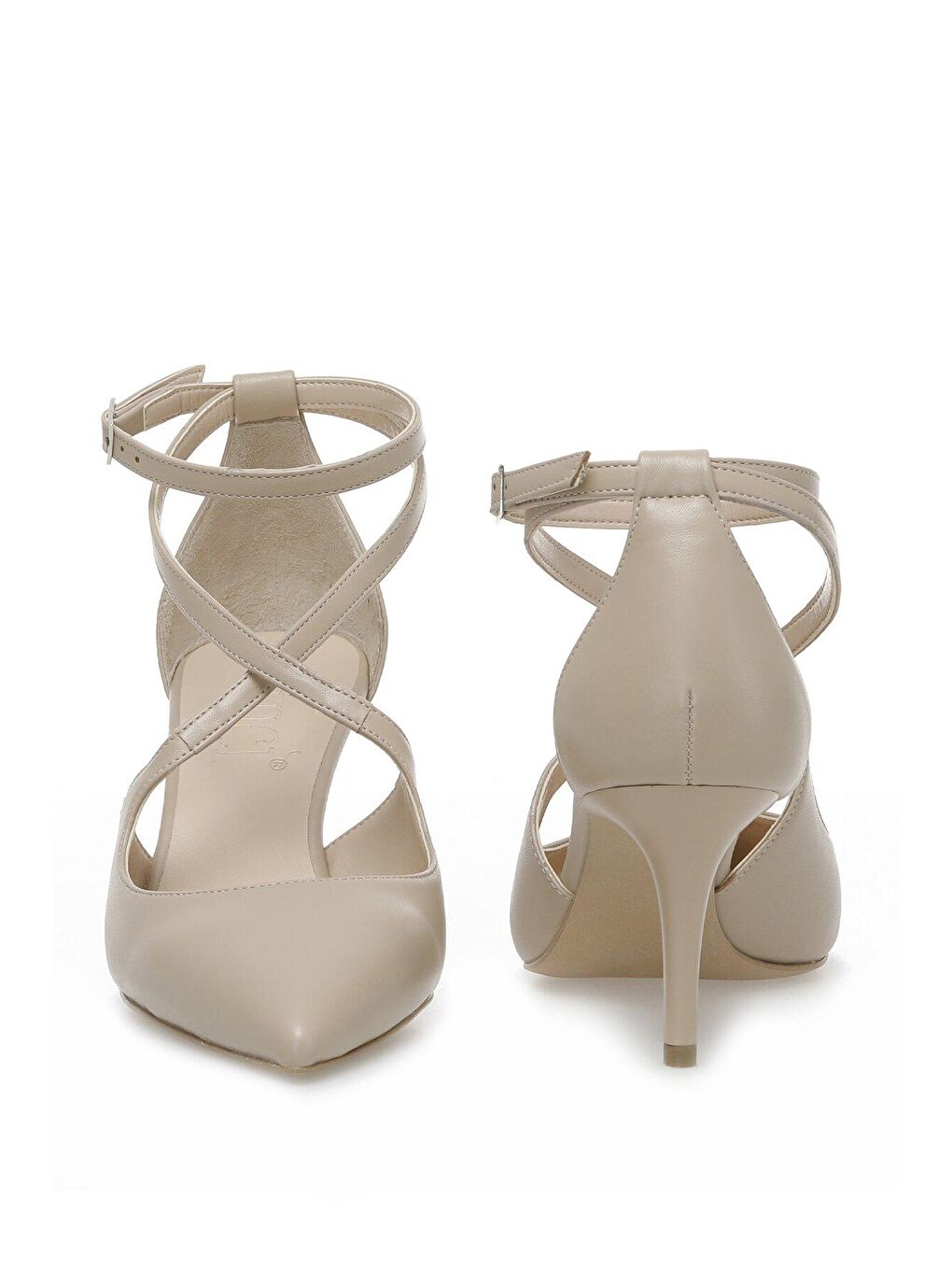 Bej RIGEL 2PR NUDE Kadın Topuklu Ayakkabı-4