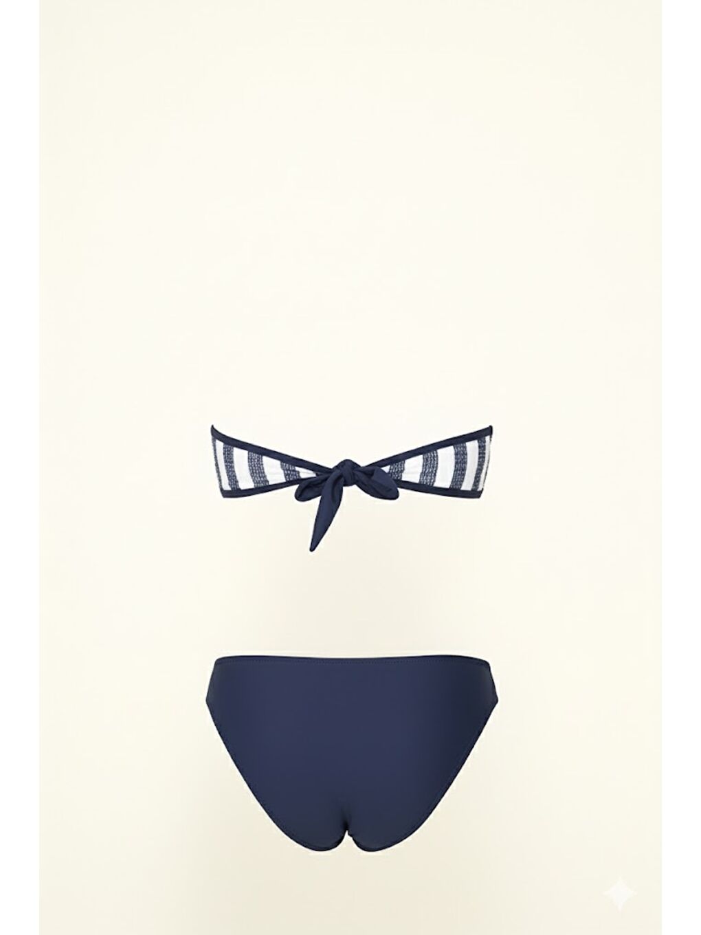 Kadın Cali Kaplı Bikini Takım 00249 Lacivert-1