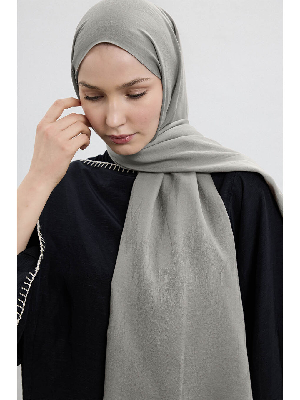 Pamuk Line Şal Kum Beji-5