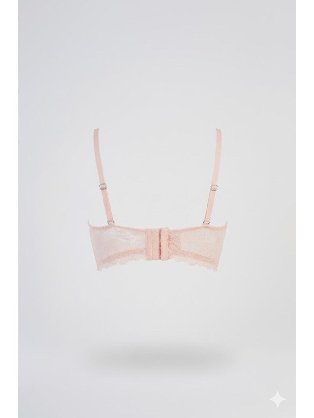 Pembe Destekli Straplez Bralet Sütyen C13022 Pudra-1