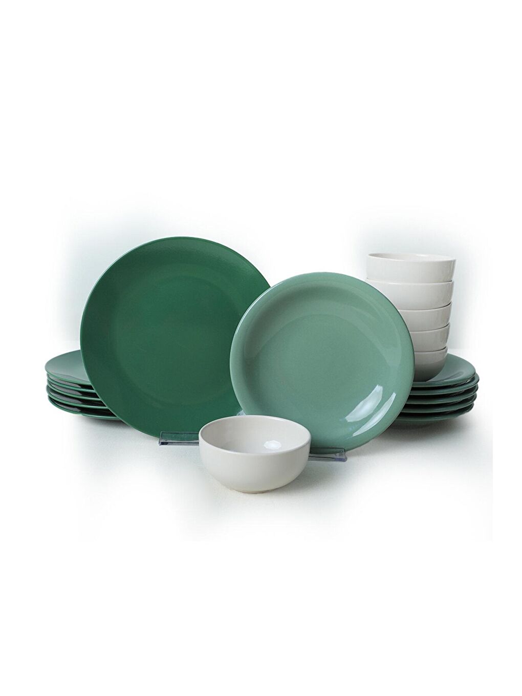 Karışık Green Mix Yemek Takımı 18 Parça 6 Kişilik-5