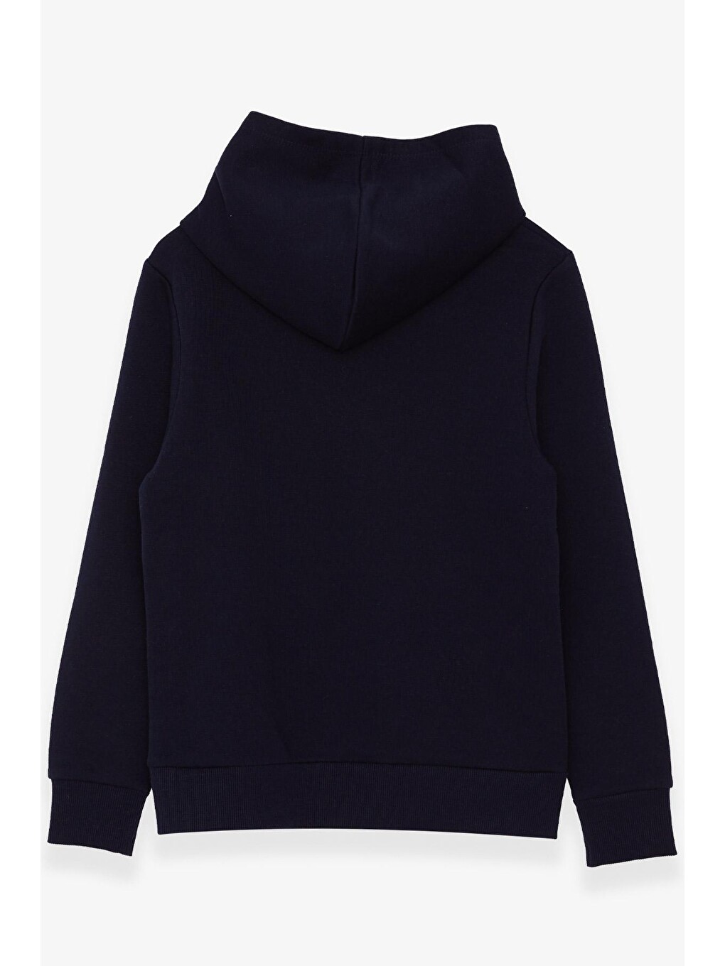 Erkek Çocuk Sweatshirt Baskılı Kanguru Cepli Lacivert (8 Yaş)-1