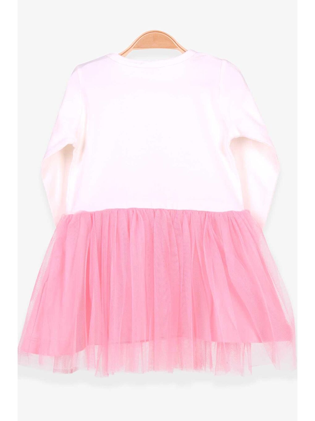 Kız Bebek Uzun Kollu Elbise  Ekru (1.5 Yaş)-1