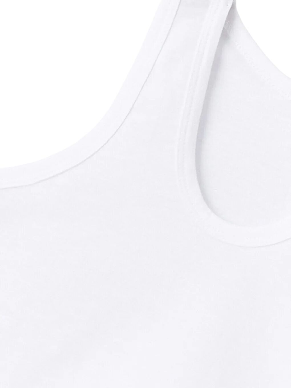 Beyaz Bisiklet Yaka Erkek Çocuk Atlet 6'lI-3