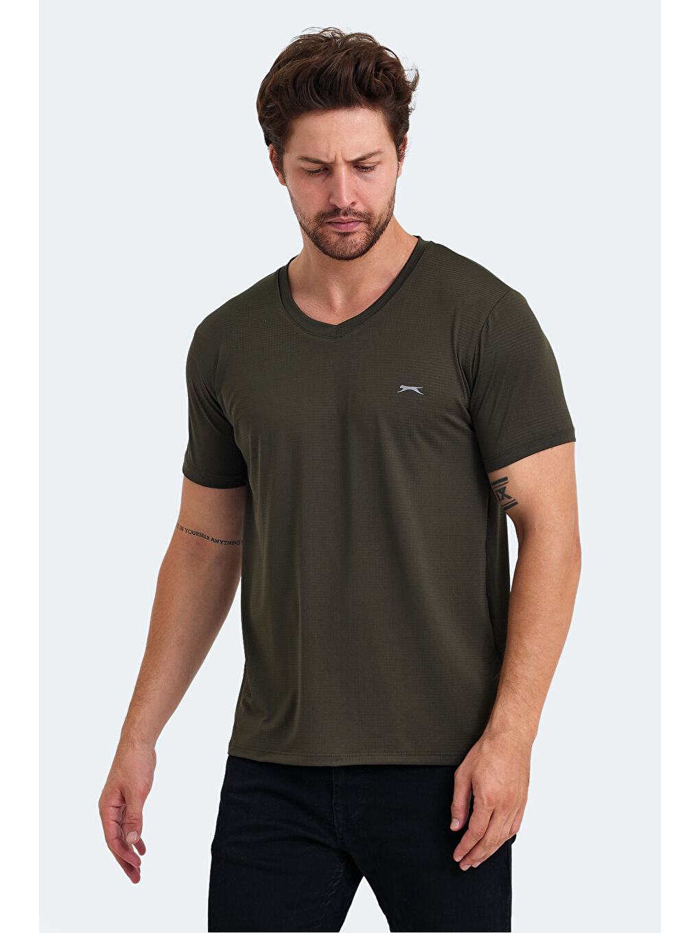 KATRIINA Erkek Tişört Haki-5