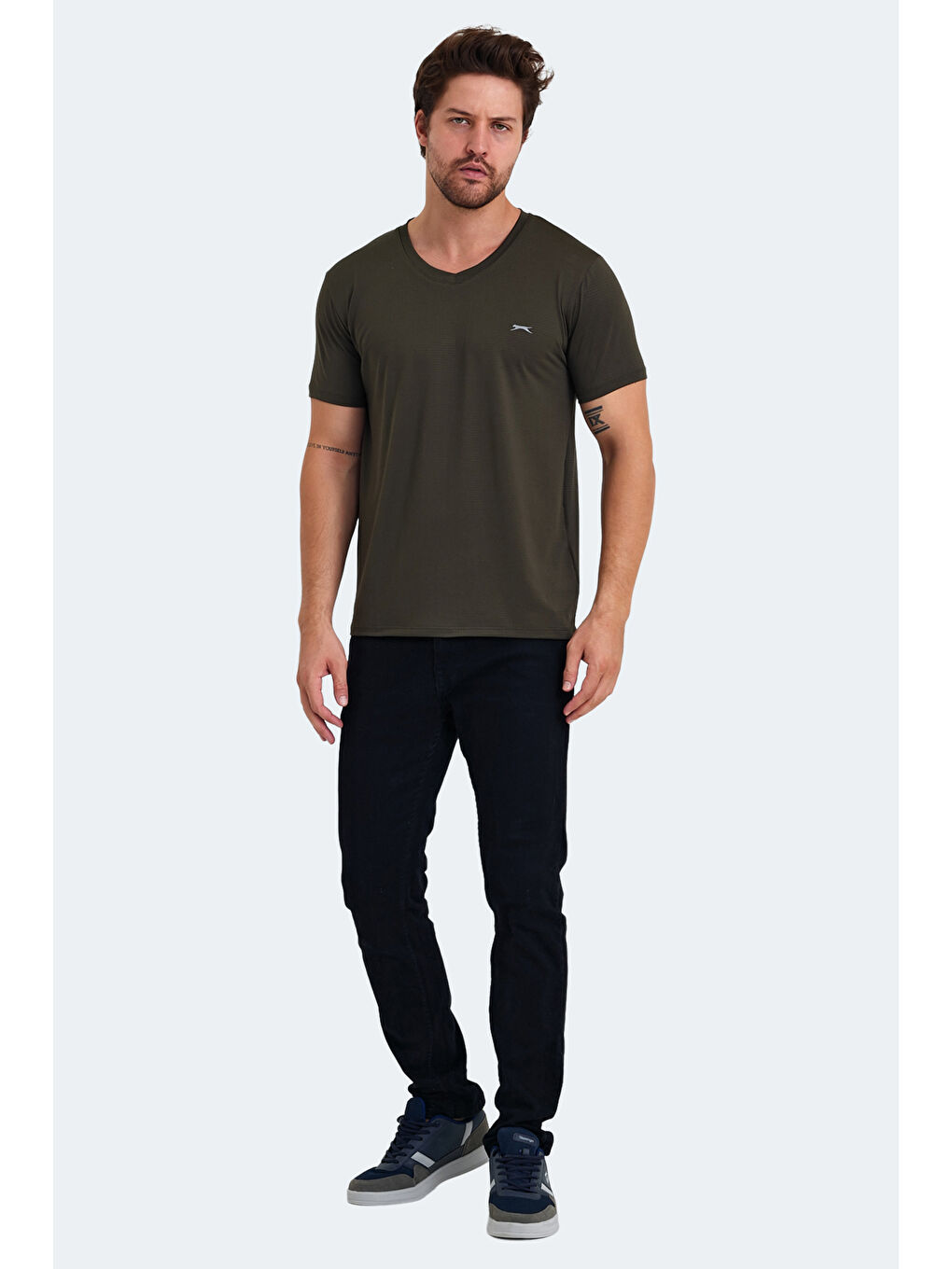 KATRIINA Erkek Tişört Haki-6