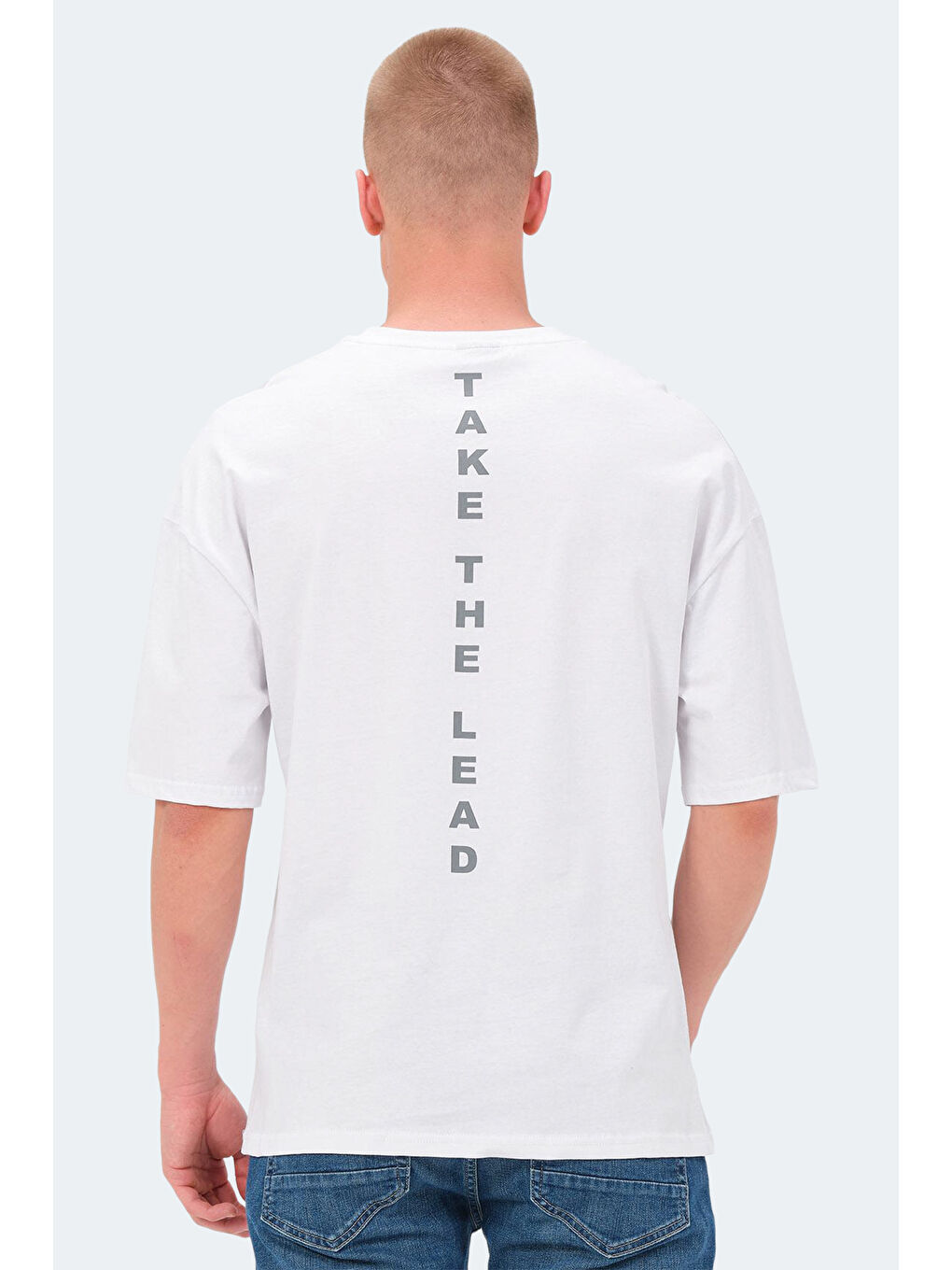 veNETIA I Erkek %100 Pamuk Tişört Beyaz-1