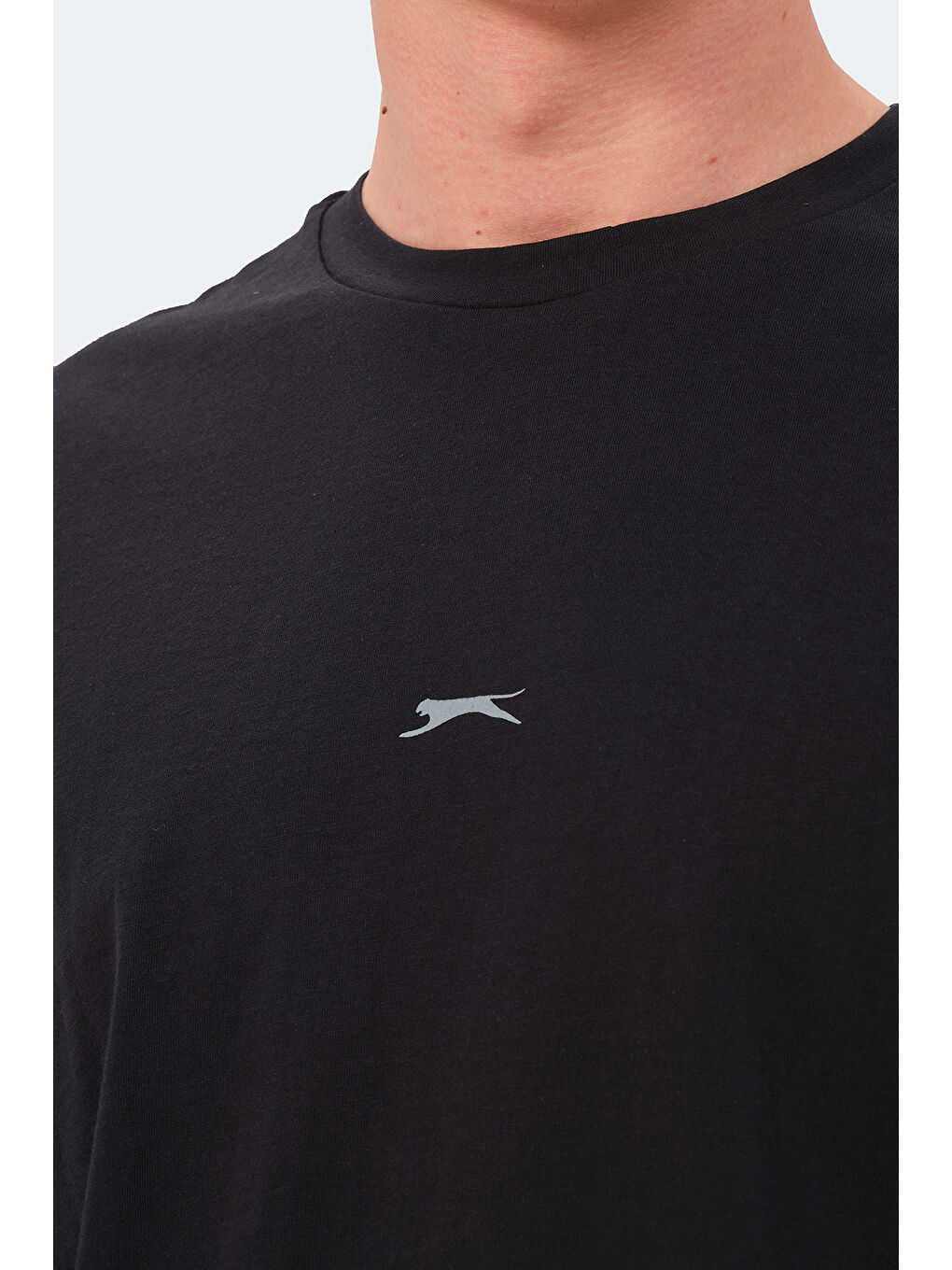 Erkek %100 Pamuk Tişört Siyah-4