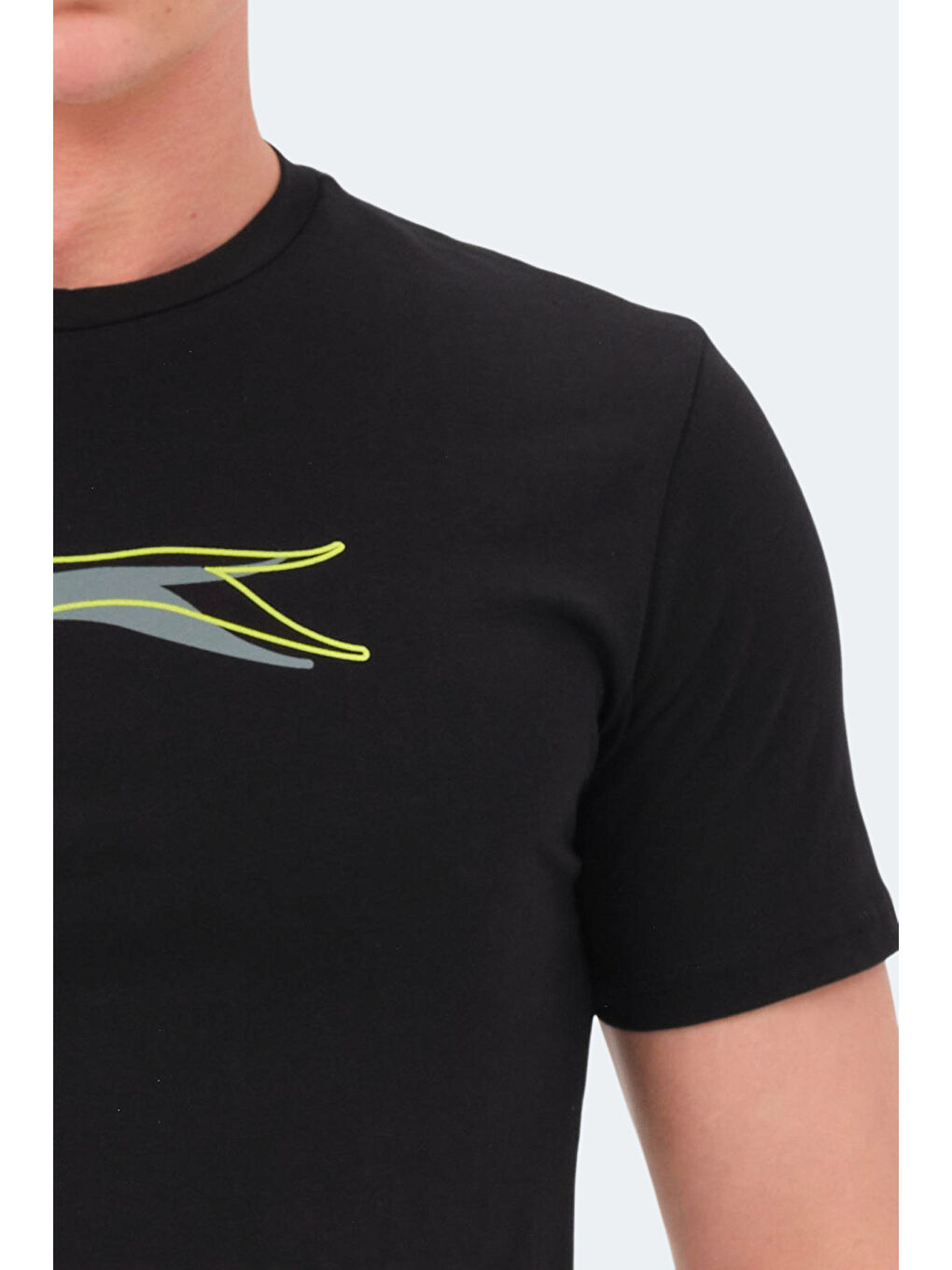 veDRAN KTN Erkek %100 Pamuk Tişört Siyah-5