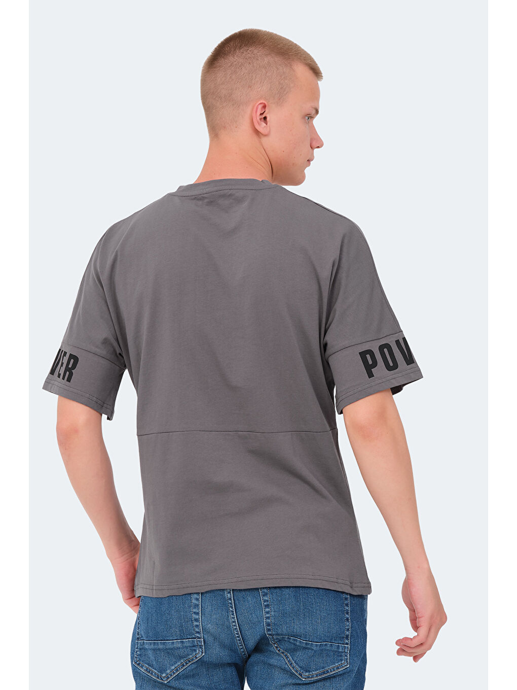 Erkek Tişört  Koyu Gri-1