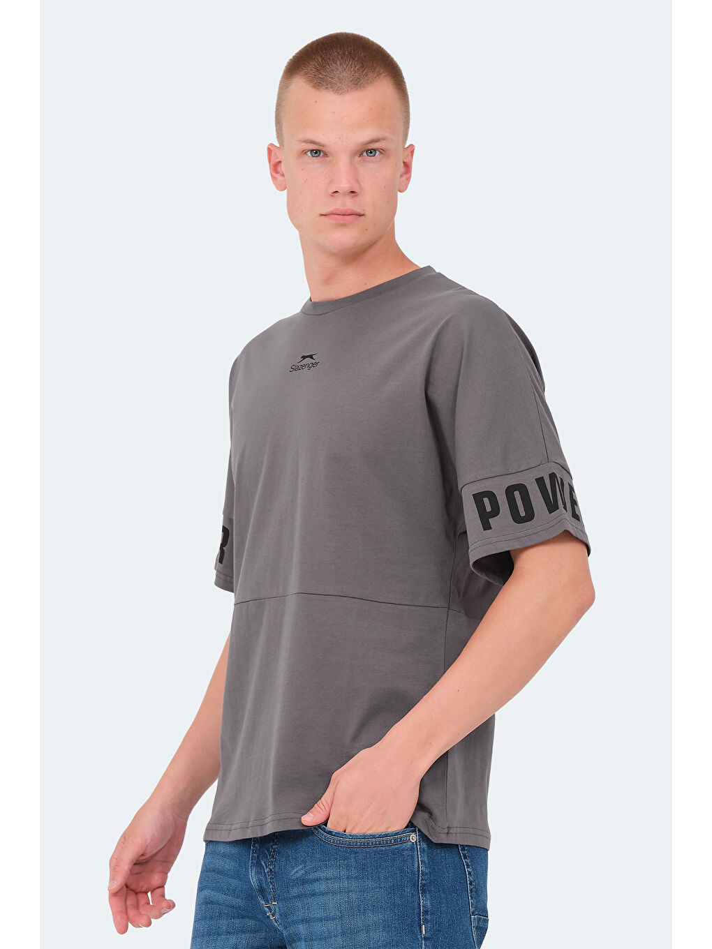 Erkek Tişört  Koyu Gri-2