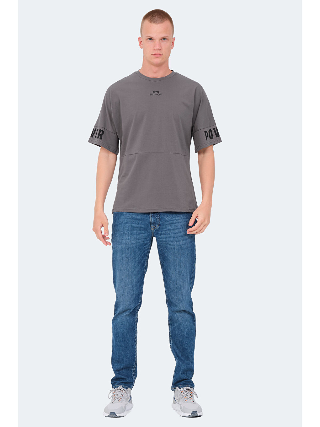 Erkek Tişört  Koyu Gri-6