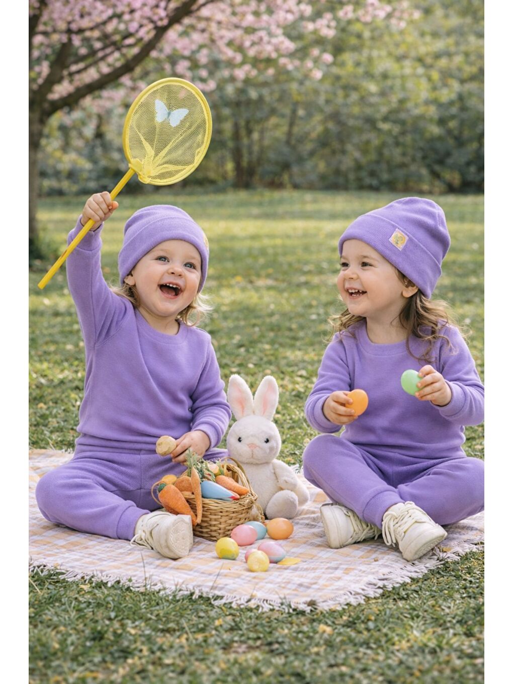 Lila Unisex 3'Lü Kaşkorse Bebe Takım-6