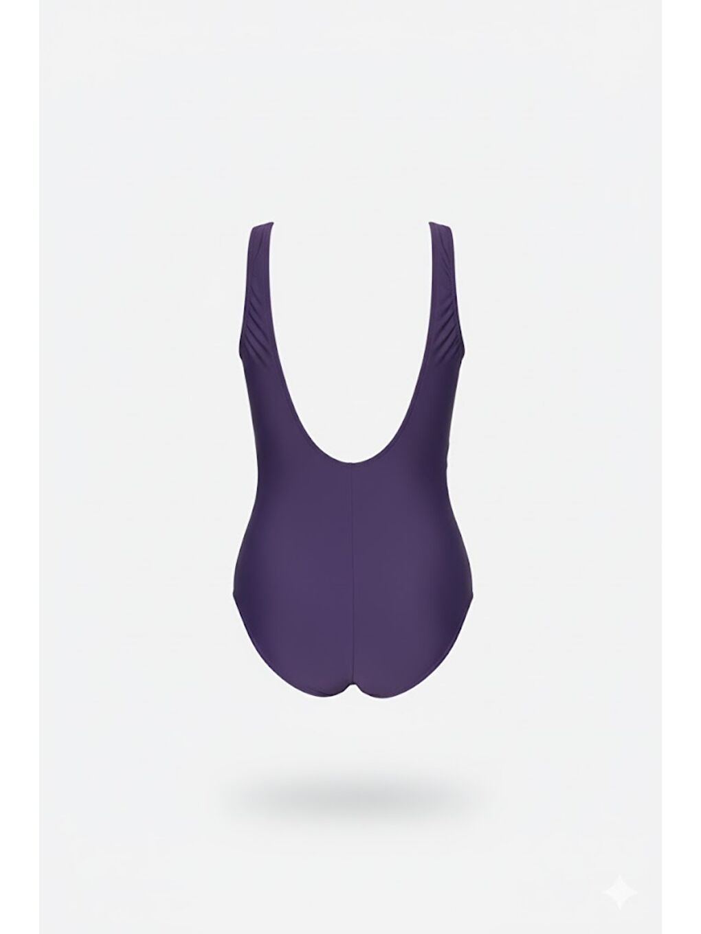 Kadın Kare Yaka Mayo 7309 Mor-1