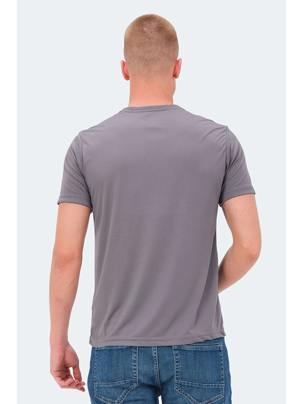 NELLE KTN Erkek Tişört Koyu Gri-1