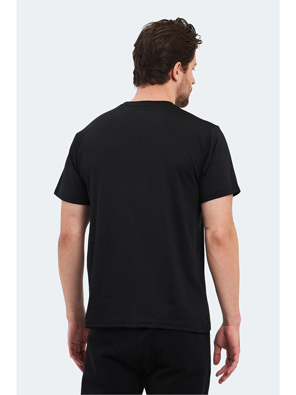 OSWIN KTN Erkek Tişört Siyah-1